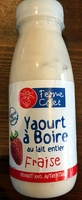 yaourt à boire au lait entier fraise - Product - fr