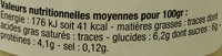 Yaourt 0% mangue - Nutrition facts - fr