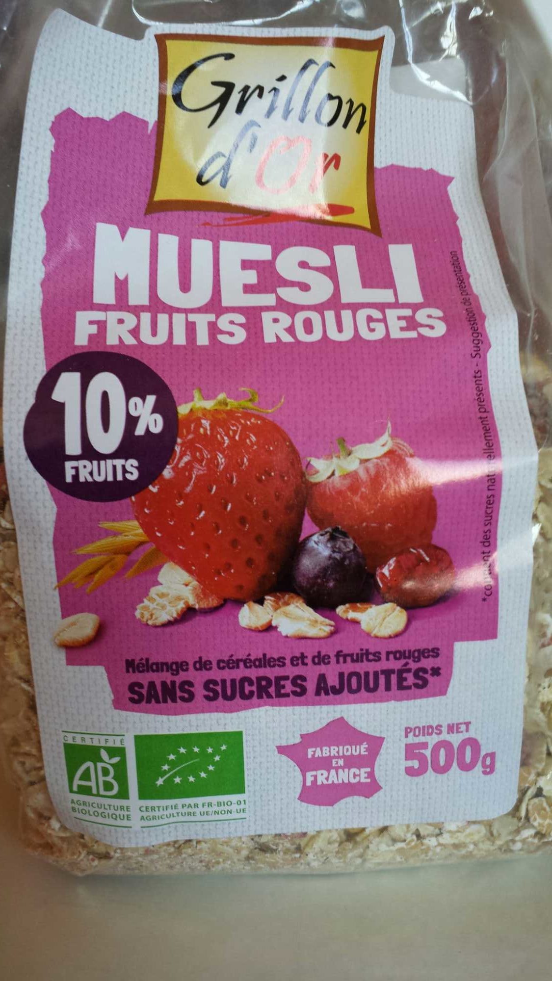 Muesli Fruits Rouges - Product - fr