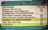 Purée de Pomme 100% fruit - Nutrition facts - fr