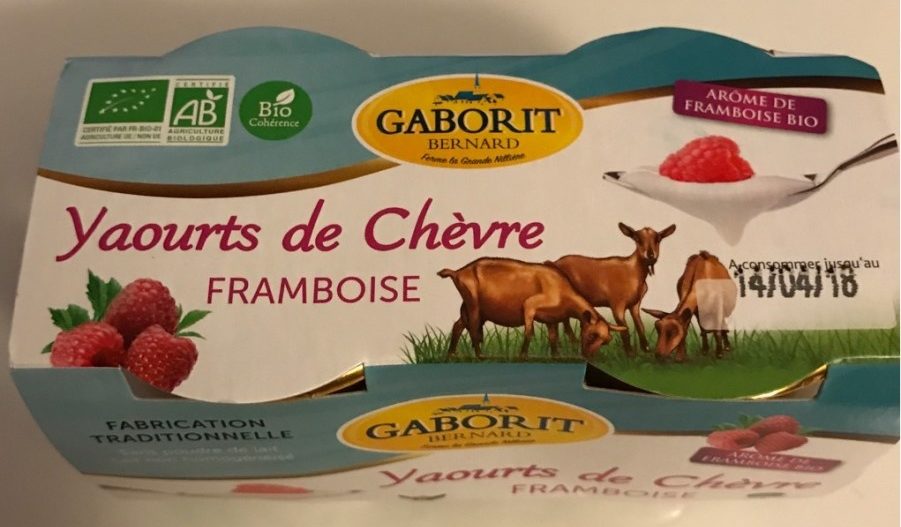 Yaourts de Chèvre Framboise - Product - fr