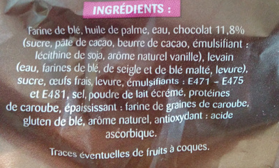 8 Pains au Chocolat - Ingredients - fr