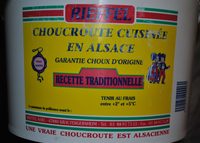 Choucroute Cuisinée en Alsace - Product - fr