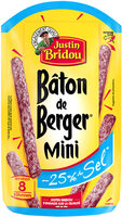 Mini bâton berger -25% de sel - Product - fr