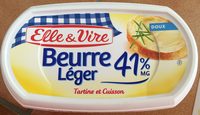 Le Beurre léger doux 41% de Mat. Gr. - Product - fr