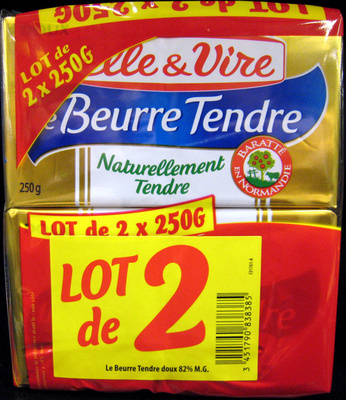 Le Beurre Tendre (lot de 2 x 250 g) Elle & Vire - Product - fr