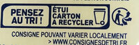Beurre tendre doux - Recycling instructions and/or packaging information - fr