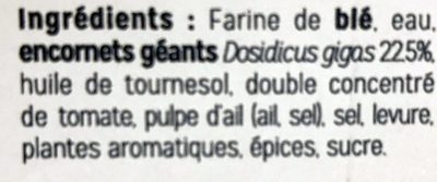 4 Tielles Sétoises - Ingredients - fr