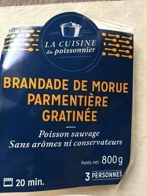 Brandade de morue parmentiere gratinee - Product - fr