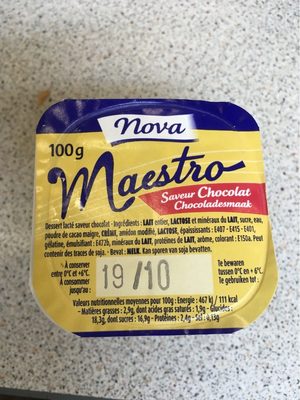 Maestro Liégeois Saveur Chocolat - Product - fr