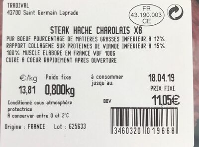Charolais - Ingredients - fr