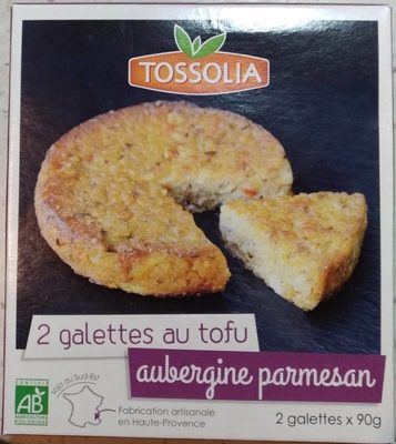 Galettes au tofu aubergine parmesan - Product - fr