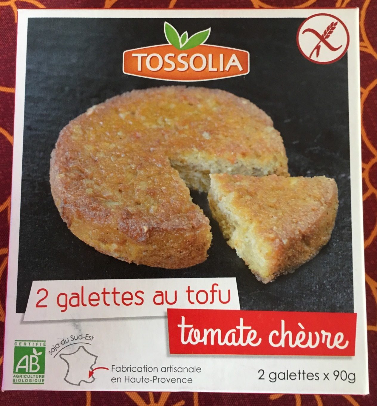 Galettes au tofu tomates chèvre - Product - fr