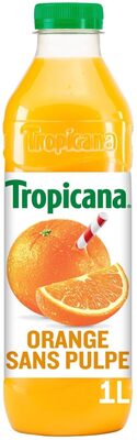 Tropicana 100% oranges pressées sans pulpe 1 L - Product - fr
