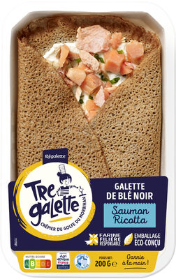 Galette saumon ricotta - Product - fr