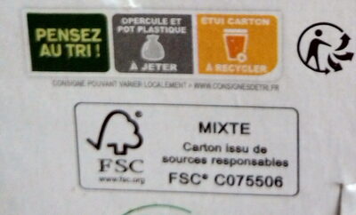 Brassé au lait de chevre abricot - Recycling instructions and/or packaging information - fr