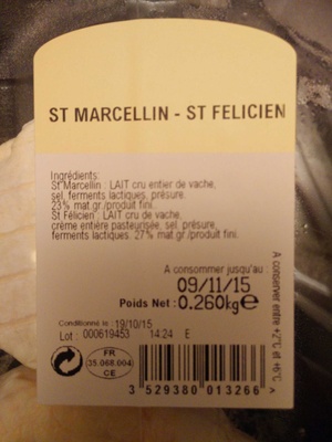 St Marcellin - St Felicien - Product - fr