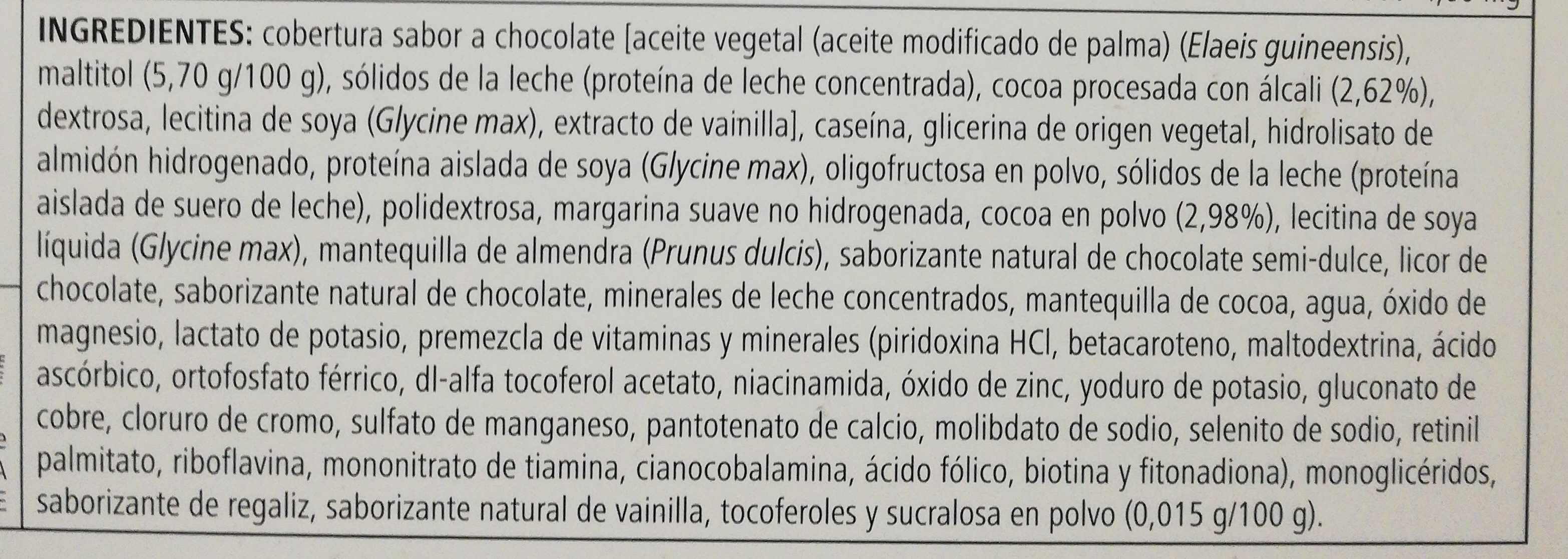 Barra con Proteína - Ingredients - es