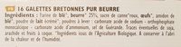 Biscuit Filet-bleu Galette Bretonne Bio - Ingredients - fr