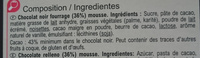 COEUR de Mousse - Ingredients - fr