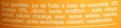 Saveur orange - Ingredients - fr