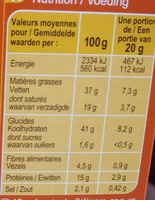 Mini baguettes - Nutrition facts - fr