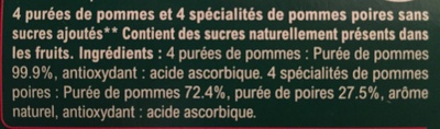 4 pomme🍎🍏4 pomme poire🍐 - Ingredients - fr