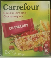 Barres Céréales Cranberry - Product - fr