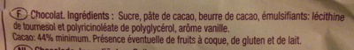 Chocolat Dessert - Ingredients - fr