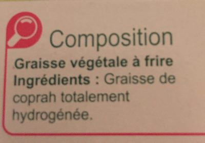 Graisse végétale - Ingredients - fr