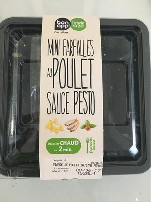Mini farfalles au poulet sauce pesto - Product - fr