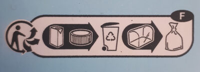 Lait des campagnes demi-écrémé - Recycling instructions and/or packaging information - fr