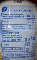 Sirop citron - Nutrition facts - fr