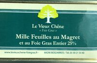 Mille feuilles au magret et au foie gras entier 25% - Product - fr