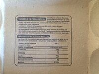 Oeufs Fermiers (x 6) label Rouge calibre Moyen - Nutrition facts - fr
