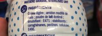 Crème légère UHT 12% - Ingredients - fr