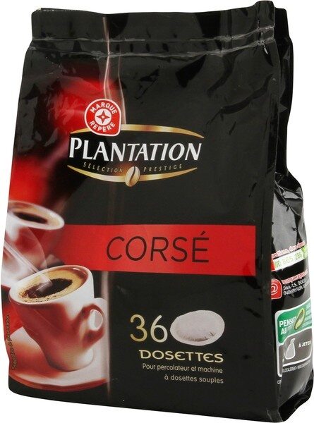 Dosettes café corsé Plantation - Product - fr