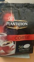Dosettes café corsé Plantation - Nutrition facts - fr
