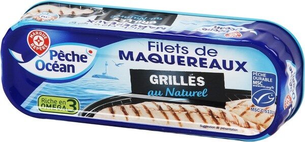 Filets de maquereaux grillés au naturel - Product - fr