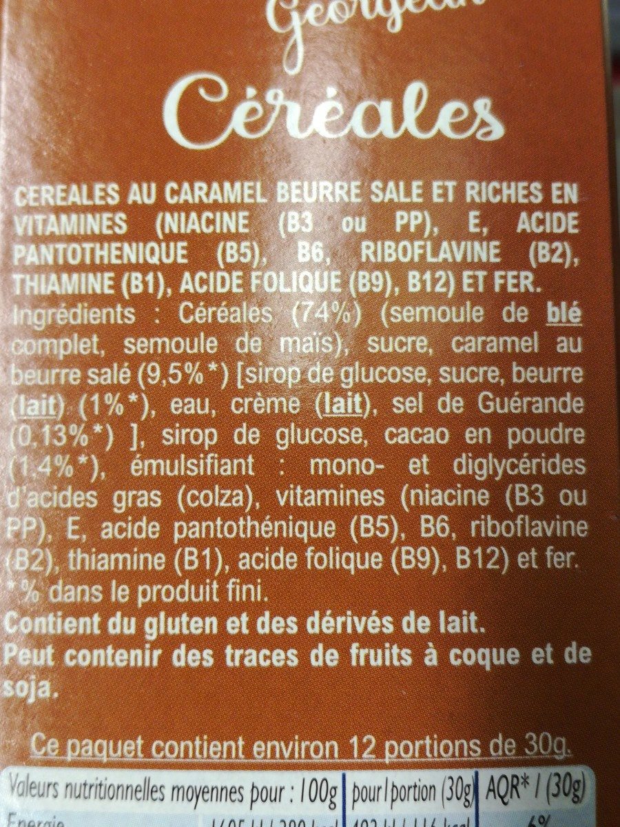 Céréales Croc cooki - Ingredients - fr