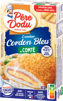 Escalope Cordon Bleu au Comté fondu - Product - fr