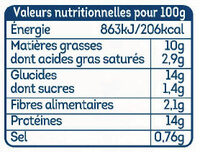 Escalope Cordon Bleu au Comté fondu - Nutrition facts - fr