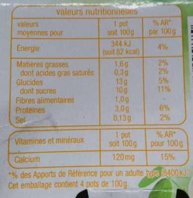 Creme dessert soja vanille - Nutrition facts - fr