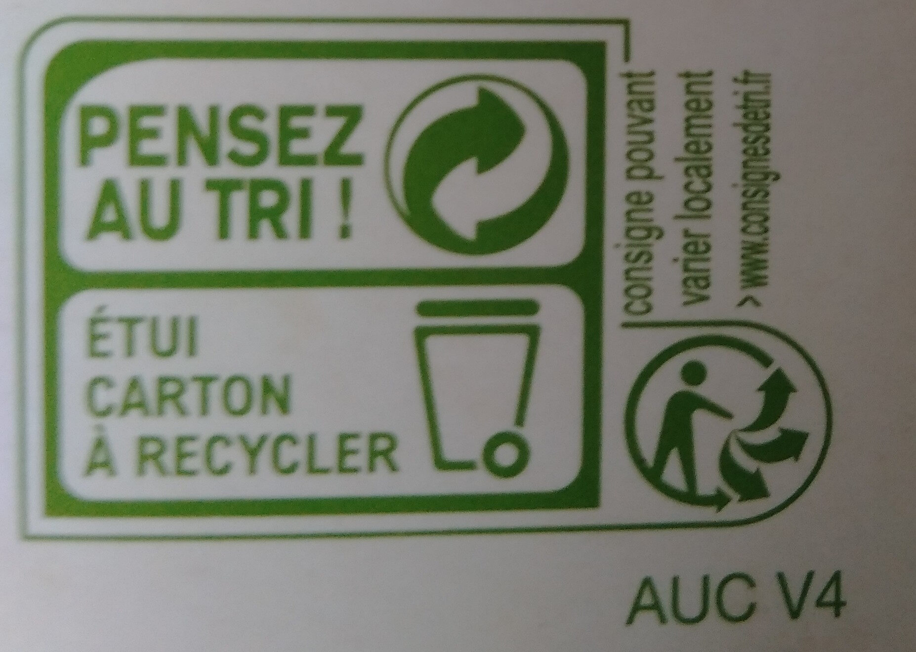 Riz complet - Recycling instructions and/or packaging information - fr