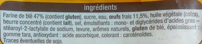 Brioche tranchée aux oeufs frais - Ingredients - fr