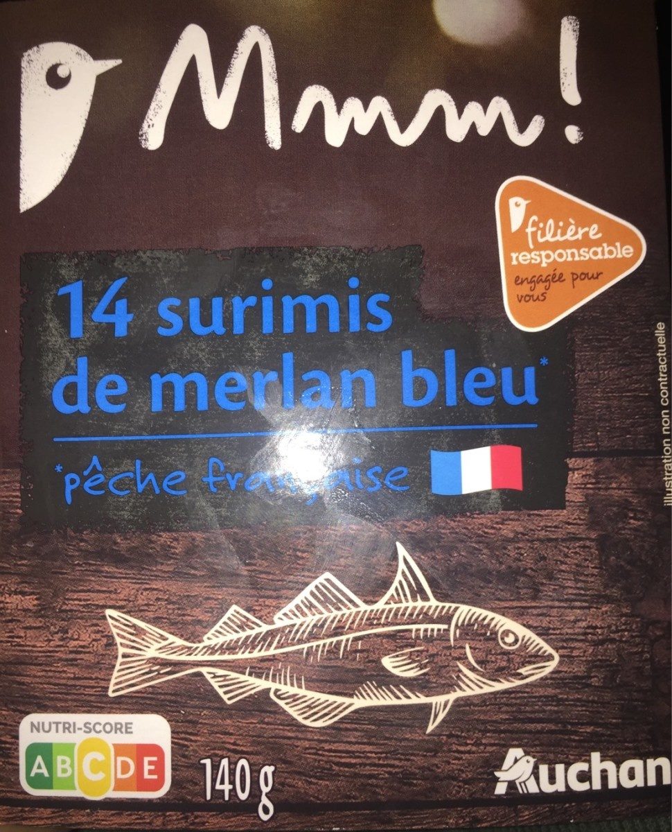 Mmm ! 14 surimis de merlan bleu - Product - fr