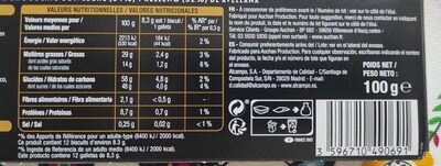 Biscuits meringués aux noisette - Nutrition facts