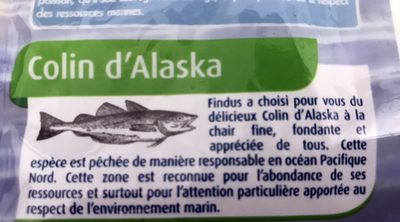 Dos de Colin d'Alaska MSC - Ingredients - fr