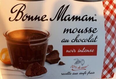 Mousse chocolat noir intense 4 x 50 g - Product - fr