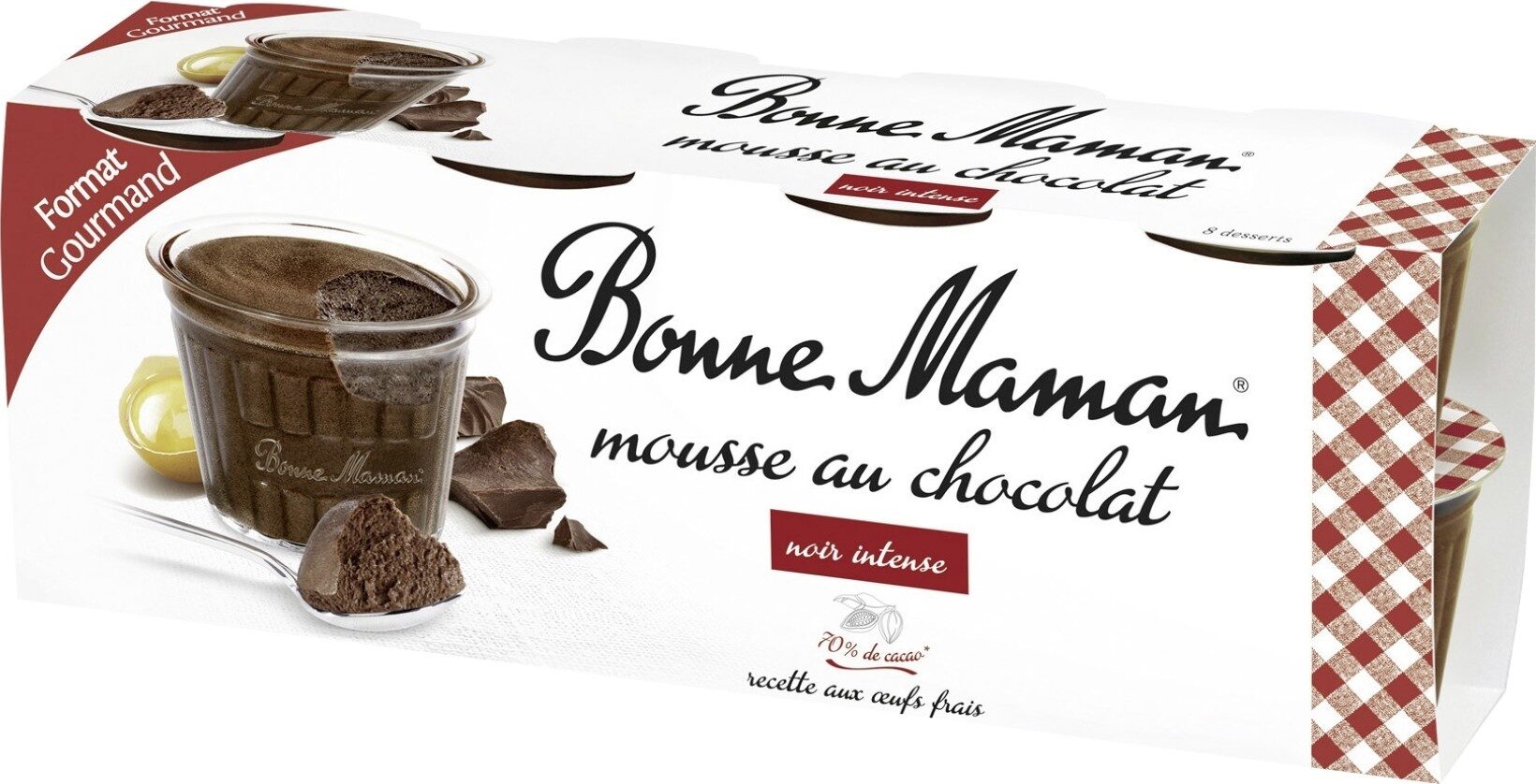 Mousse chocolat noir intense - Product - fr